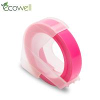 【▨】 cwaozi Ecowell 9มม. 1ชิ้นเข้ากันได้กับ Dymo 1540, 1755, 1880, 12965, 12966,15447, 1595GY, 20008หลากสี Dymo 3D ลายนูนเทปฉลาก