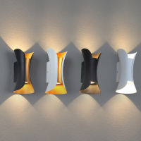 Modern luxurious LED IP65 waterproof wall lamp 10W indoor and outdoor courtyard porch corridor wall sconce wall light