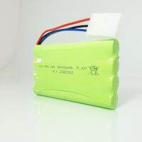 แบตเตอรี่ รถดริฟท์ ขนาด 3500 mAh 9.6 V. สี่เซลส์ สามสาย_สีเขียว