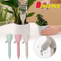 3/6/9Pcs Adjustable Drip Irrigation System Indoor Outdoor Potted Plants Automatic Self-flowing Watering Spikes Gardening Tools