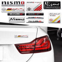 3D อลูมิเนียมป้ายสัญลักษณ์รถรูปลอกสติกเกอร์ตกแต่งสำหรับ Nissan Nismo Tiida Teana Skyline Juke X-Trail Almera Qashqai