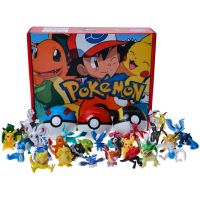 Anime Pokemon 36Pcs/Set  With 3 Ball Pikachu Charizard Action Figure Pet Dolls Toys For Childrens Christmas Gifts