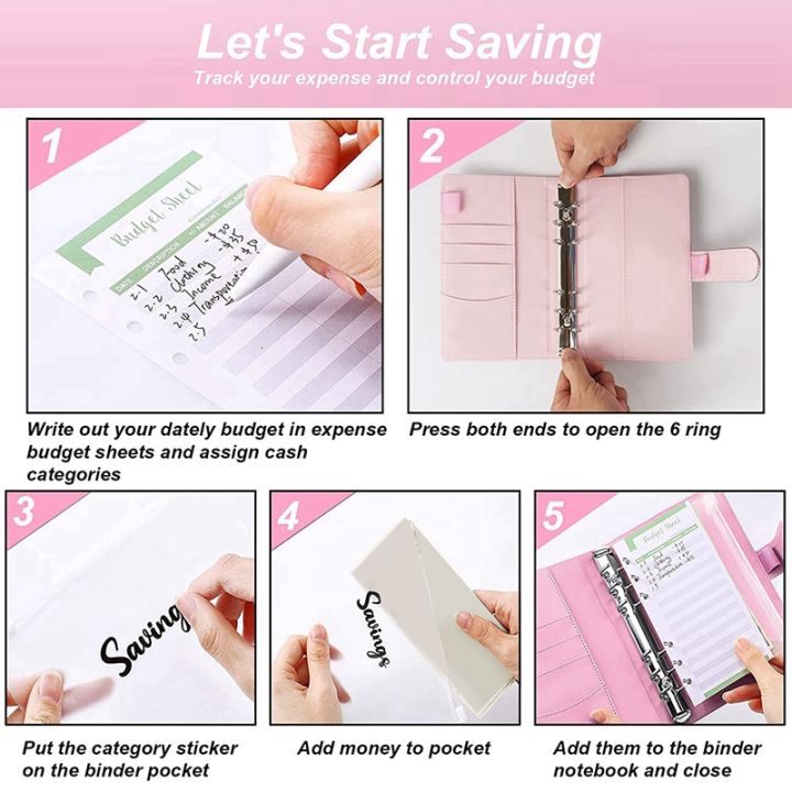 notebook-binder-budget-planner-a6-cash-envelope-system-binder-with-binder-pockets-expense-budget-sheets