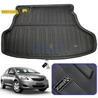 Fit สำหรับ Toyota Yaris Vios Belta TPR ด้านหลัง Trunk Liner กลับ Boot Cargo Mat ถาด Protector พรม2007 2008 2009 2010-2013