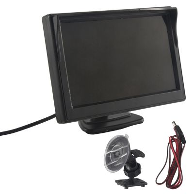 5 Inch 800X480 TFT LCD HD Screen Monitor with Dual Mounting Bracket for Car Backup Camera/Rear View/DVD/Media Player