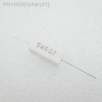 5PCS Ceramic Cement Resistor 5W 5 ohm 5R Resistance 5 Error Cement resistance