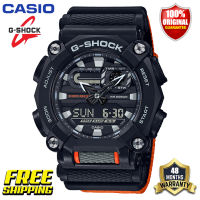 นาฬิกากีฬาผู้ชาย G-Shock GA900 ต้นฉบับ แสดงเวลาคู่ กันน้ำได้ถึง 200 เมตร กันกระแทกได้ โลกเวลา แสง LED อัตโนมัติ รับประกัน 4 ป GA-900C-1A4 (ใหม่แท้)