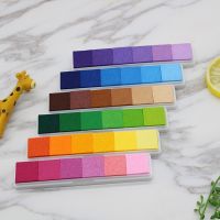 1pcs Gradient Colors Inkpads Scrapbooking Ink Pad Stamp Inkpad Crafts Color Ink pad Stamps for Children Stamp DIY Art