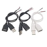 0.3m/1m/2m 5V USB Power Supply Cable 2/4 Pin USB 2.0 Type A Male Plug/Female Jack Wire Charger Charging Cord Extension Connector  Wires Leads Adapters