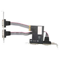 อะแดปเตอร์ PCIe 4 RS232พอร์ตอนุกรม PCB PCIe การ์ดเอ็กซ์แพนชันสำหรับเคอร์เนล2.6.15สำหรับเคอร์เนล2.6.15