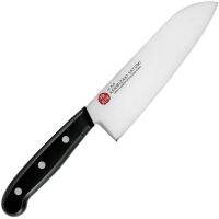 Shimomura Kougyou ผลิตในญี่ปุ่น Satomi Satomi Santoku มีด 165mm KZ-BJB ผลิตใน Tsubamesanjo, Niigata k300