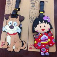 【DT】 hot  Dog Chi-bi Maruko Anime Travel Accessories Luggage Tag Suitcase ID Address Portable Tags Holder Baggage Label Gifts New