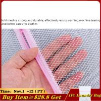 【cw】 3 Size Zippered Mesh Laundry Wash Bags Foldable  Thicken Delicates Lingerie Underwear Washing Machine Clothes Protection Net