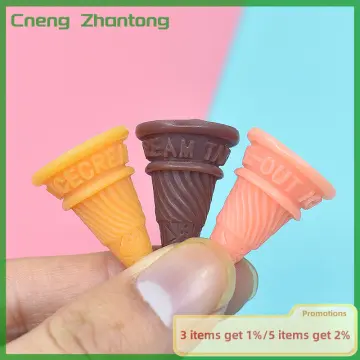 Simulation Black Original Cone Gelato Ice Cream Cone Accessories