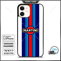 Martini Team Racing Phone Case for iPhone 14 Pro Max / iPhone 13 Pro Max / iPhone 12 Pro Max / XS Max / Samsung Galaxy Note 10 Plus / S22 Ultra / S21 Plus Anti-fall Protective Case Cover