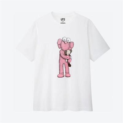 Uniqlo x kaws Uniqlo UT short-sleeved Sesame Street shirt for parents and Men and womenTEE
