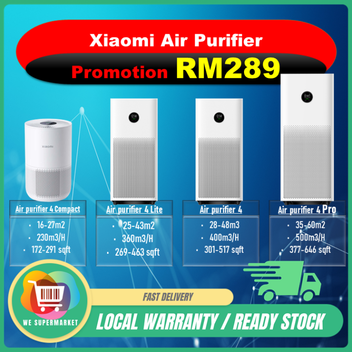 [Global Version]XiaoMi Air Purifier 4 Lite / 4 / 4 Pro Wifi PM2.5 Home