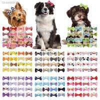 ☃►ﺴ 10/20/30pcs Dog Grooming Bows Hair Rubber Bands Cat Handmade colorful Bow Hair Grooming Accessories Pet Supplier Accessories