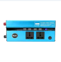 1000W Car Smart Power Inverter DC 12V to AC 220V 50Hz w/4 USB Ports 2 AC 2DC Outlets ป้องกันการโอเวอร์โหลด,ป้องกันอุณหภูมิเกิน,แรงดันไฟฟ้าสูงป้องกันป้องกันแรงดันไฟฟ้าต่ำ,ก