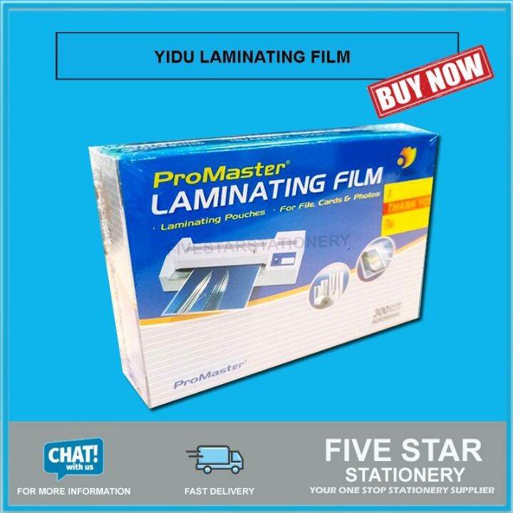 YIDU 60X90 PRO MASTER LAMINATING FILM Lazada