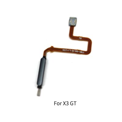 สําหรับ Xiaomi Poco X3 GT ปุ่มเพาเวอร์ลายนิ้วมือ เซนเซอร์ Flex Cable อะไหล่ซ่อม