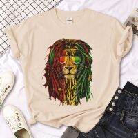 เสื้อเร็กเก้ Rasta ันต์ฮาราจูกุสำหรับผู้หญิงเสื้อยืดฮาราจูกุแนวสตรีทเสื้อผ้าดีไซน์เนอร์