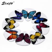 ❐ SOACH 10pcs/Lot 1.0mm thickness guitar picks Hot white Multicolor butterfly guitar parts strap guitar accessories pick