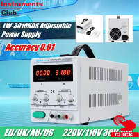 Instruments LONG WEI LW-3010KDS 110V/220V 0-30V 0-10A,แหล่งจ่ายไฟ DC หน้าจอดิจิตอลปรับได้ LE-D