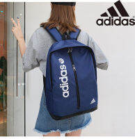 Adidasoutdoors กีฬาแล็ปท็อปสำหรับเดินทางกระเป๋าสะพายไหล่สบายๆกระเป๋าเป้สะพายหลังขนาดใหญ่ผู้ชายมัลติฟังก์ชั่นักเรียน schoolyard เท้ากระเป๋านักเรียน