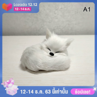 ?【Flash Sale】WUJI ตุ๊กตาสัตว์จิ้งจอกจำลองของเล่นตุ๊กตาผ้านุ่มเหมือนจริงตุ๊กตาหมาจิ้งจอกนอนของขวัญวันเกิดงานแต่งงานสำหรับเด็กผู้ชายเด็กผู้หญิง