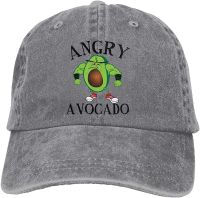 Avocado Denim Adjustable Baseball Caps for Mens Womens Camping Hip Hop Trucker Hats Snapback
