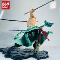 หนึ่งชิ้นยอดนิยมภาพอนิเมะ10ซม. GK Roronoa Zoro สามใบหุ่นตัวการ์ตูนอะนิเมะจำลองตุ๊กตาขยับแขนขาได้ของเล่นเด็ก