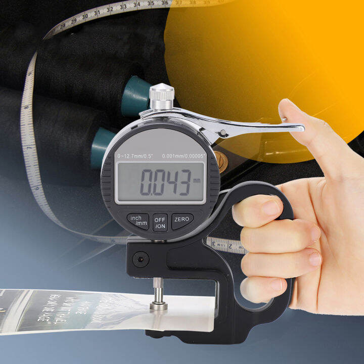 Thickness Gauge 0.001mm Digital Display Meter Measuring Tool Accuracy