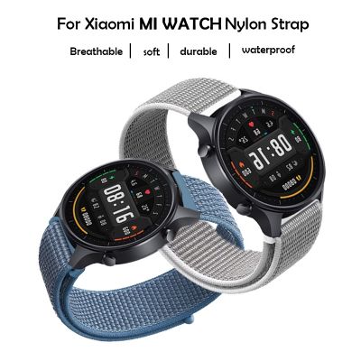 Nylon Strap For Xiaomi Mibro Air / Mibro Color Sport loop สายนาฬิกา For Xiaomi Mi Watch นาฬิกาอัฉริยะสาย Replacement าข้อมือ สาย