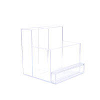 [huguosheng] Plastic10หลุมเล็บเจาะ Bits Holder Stand Storage manicure BOX Organizer