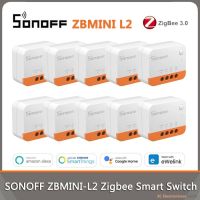 ๑☽✟ SONOFF ZBMINI L2 ZigBee Mini DIY Smart Switch No Neutral Wire Required Light Relay Module For Alice Alexa Google Home Smartthing