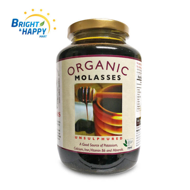 MH FOOD Organic Unsulphured Blackstrap Molasses 有机黑糖密 900g Lazada