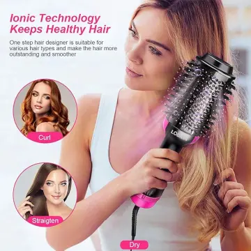 5 in 1 Hot Air Comb Hair Dryer Brush Blow Dryer Hair Curler Straightener  Multi-Function Hair Styling Products - China Detangling Hair Brush and Hair  Straightener Brush price