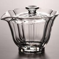 （HOT） borosilicate heat-resistant transparent glass top hundred money cabbage tureen filtering hole hand grasp the teapot kung fu tea set