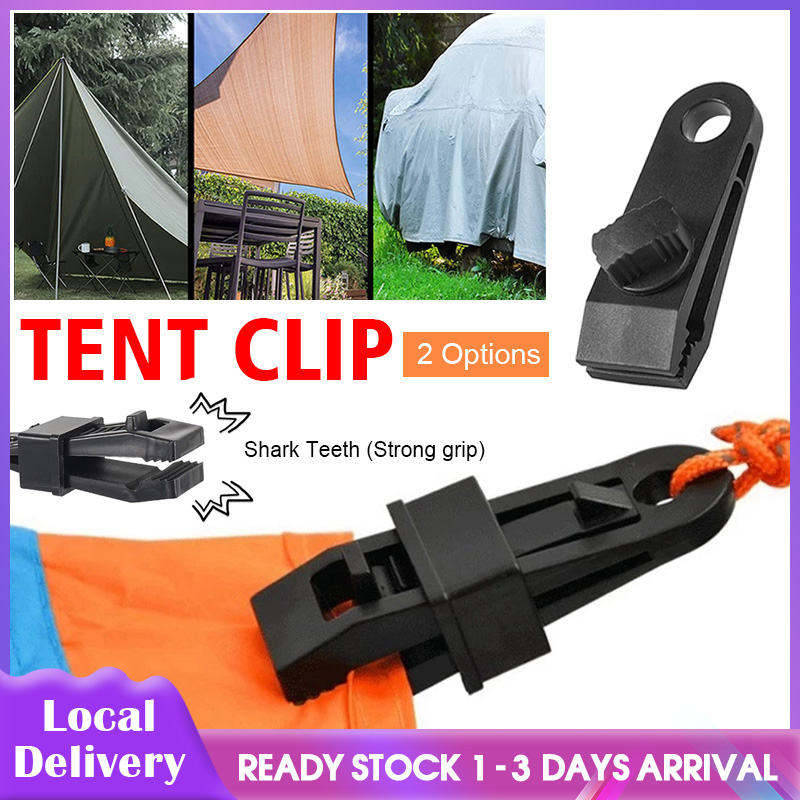Tarp Clip Clamp ~Awning~Tents~Very Easy To Clamp Down~ Brand New "SHARK CLAMP" 