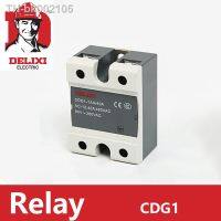 ◕ DELIXI CDG1-1AA Solid State Relay 10A 15A 20A 25A 30A 40A 60A 75A 80A Single phase AC Control AC No Contact SSR AA