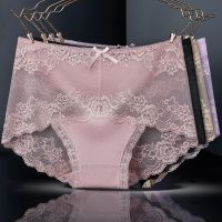 【YF】 3Pcs/Lot Panties Mid-Waist Cotton Briefs Antibacterial Crotch Breathable Lingeries Underpant