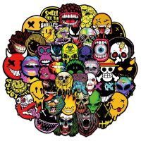 Pop Horror Skull Cool Stickers Cartoon Graffiti Decals Skateboard Guitar Laptop Helmet Motorcycle Sticker Toys Decor