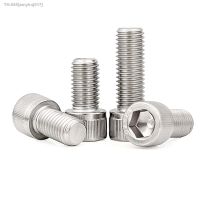 ☾▧❦ 2/50pcs Metric Thread DIN912 M1.6 M2 M2.5 M3 M4 M5 M6 M8 M10 304 A2 Stainless Steel Allen Hexagon Hex Socket Cap Head Screw Bolt