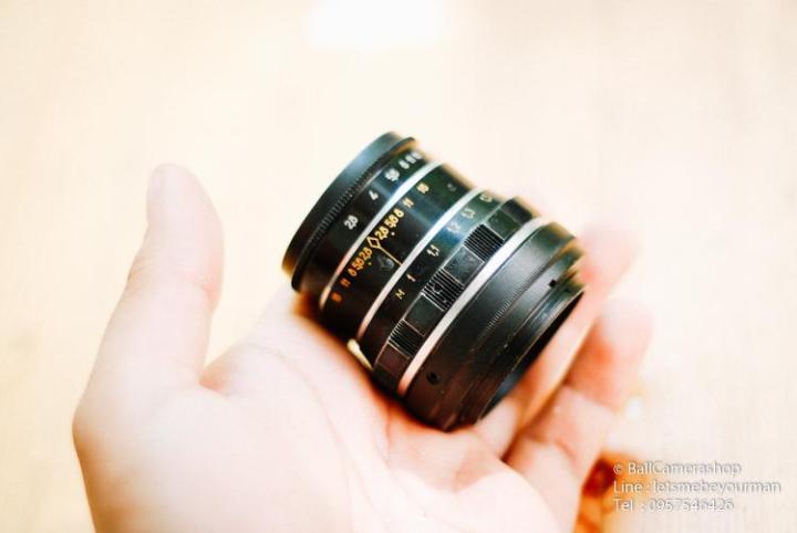 ขายเลนส์รัสเซีย-industar-61-50mm-f2-8-สีดำ-for-fujifilm-mirrorless