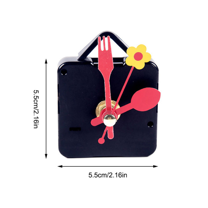 bali-ชุดเปลี่ยนกลไกหมุนของนาฬิกาควอทซ์น่ารักชิ้นส่วนอะไหล่พร้อมตัวชี้รูปช้อนดอกไม้