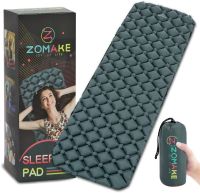 Zomake Outdoor Camping pad Large Camping Sleeping Pad Inflatable mattress for Sleep Hiking Compact Camping Mat with Carrying Box