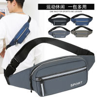 Waistpack Fashion Mens and Womens Mobile Phone Chest Bag Sports Multi functional Running Waistpack Oxford Cloth Casual D7NA