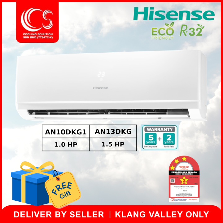 Hisense R32 Dkg Series Non Inverter Air Conditioner An10dkg 10hp An13dkg 15hp Deliver By 8294