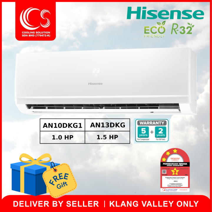 Hisense R32 Dkg Series Non Inverter Air Conditioner An10dkg 10hp An13dkg 15hp Deliver By 3893